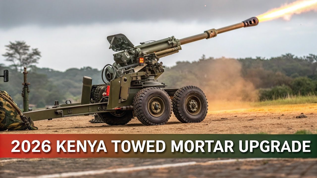 "INSANE Firepower Boost: Kenya’s 2026 Towed Mortar Upgrade SHOCKS Africa!"
