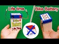 How To Make Bike Battery Using Capacitor | Life Time Bike Battery Making At Home | Homemade battery