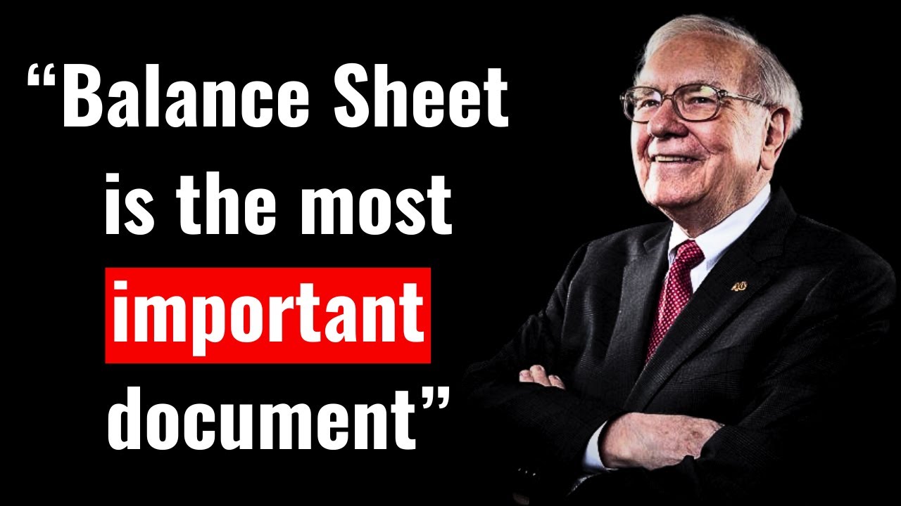 How To Read a Balance Sheet Like Warren Buffett.. (Basics For Every ...