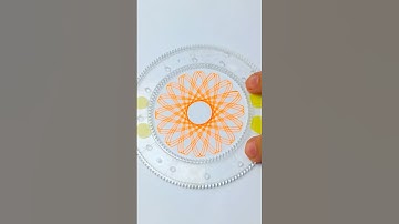 Relax & Unwind with Satisfying ASMR Spirograph | Soothing Spiral Sounds! #art #shorts #spirograph