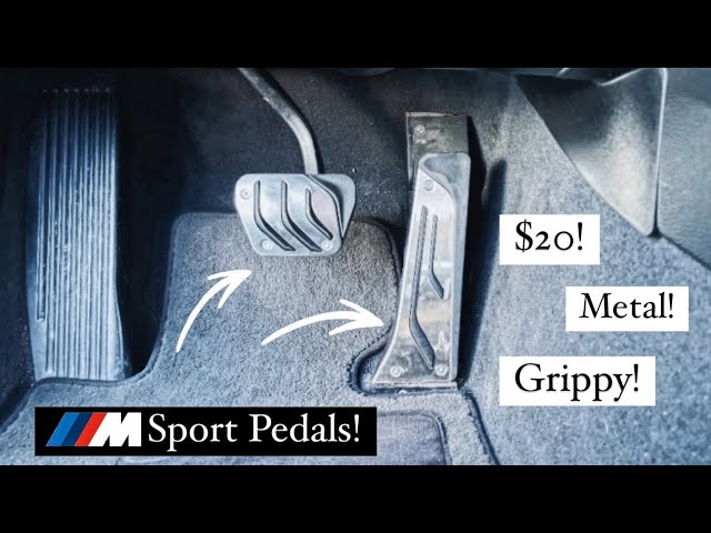 BMW F30 Style M-Sport Gas Brake Pedal Upgrade! 