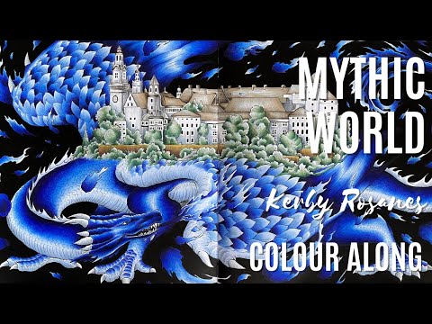 Colour Along | Mythic World by Kerby Rosanes | Wawel Dragon | Part 2