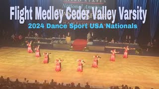 Flight Medley at 2024 National Ballroom Championships: performed by Ceder Valley HS Ballroom Team