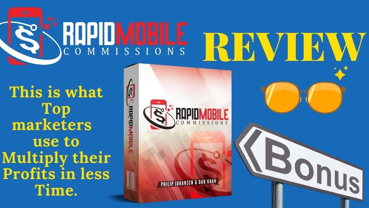 RAPID MOBILE COMMISSION 🔥 Review & Bonus 🔥 Fast Scale Up Multiply Profits @ Mobile Phone In Minutes