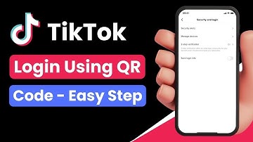 How to Login on TikTok Using QR Code !