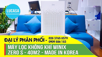 Máy Lọc Không Khí Winix ZERO S - 40m2 - Made in Korea | Lucasa.vn