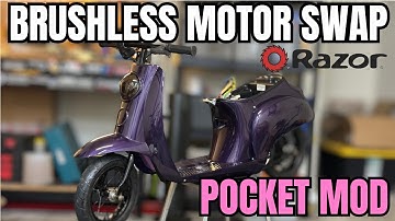 Razor Pocket Mod Custom Build - Brushless MY1020 Conversion