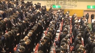 大槌町で合同追悼式 岩手、震災から２年