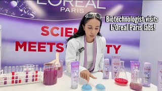 A Day In My Life At The Loréal Paris Lab Learning The Science My Favourite Haircare Routine