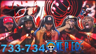 LUFFY VS DOFFY FINALE!! One Piece Ep 733/734 Reaction