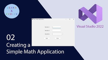 How to create a Simple Math Application using Visual Studio 2022 | Visual Basic .Net