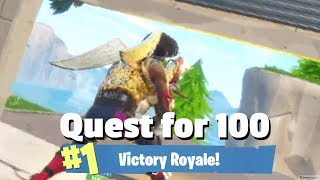 Uploading Fortnite Daily NOW! | Quest for 100 Wins in Fortnite Battle Royale (Episode 4)