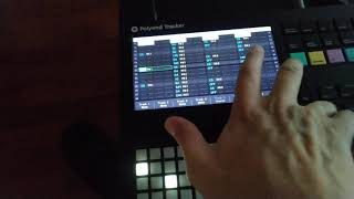 polyend tracker + elektron model cycles techno jam