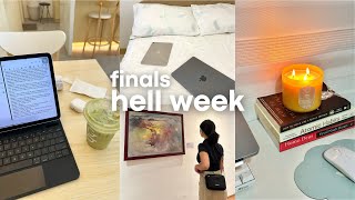 my FINALS hell week study vlog 😭📖  watch this to be motivated!