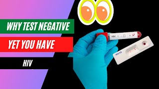 can HIV person test negative?