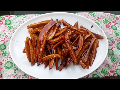 Cara Membuat Keripik Pisang Saus Gula Merah