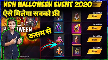 Get Free Bag Skin & Free Pan Skin In Free Fire ll Halloween Event Complete 2020 ll Technical Sahil l