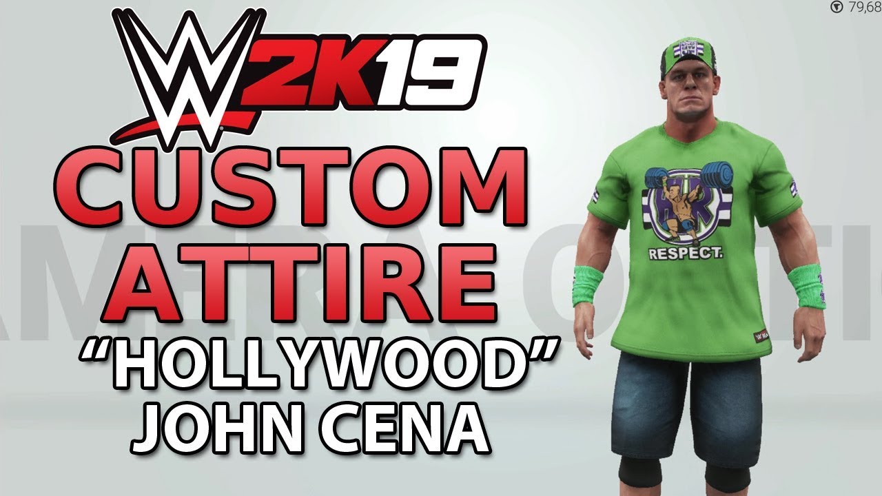 Wwe 2k19 Custom Attire Hollywood John Cena Youtube - john cena attire roblox