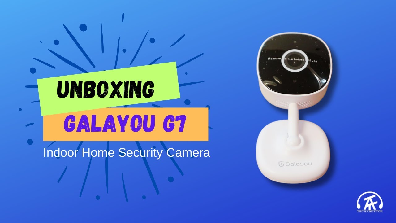 GALAYOU Y4 Wireless PTZ Outdoor Security Camera Setup & Unboxing
