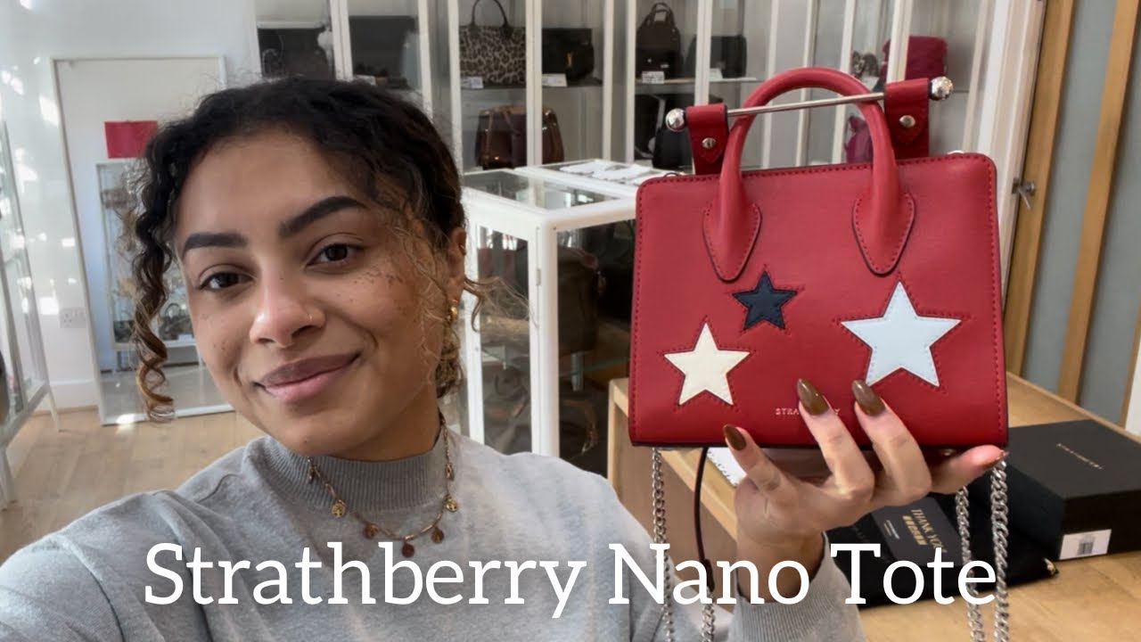 Many of you requested Strathberry. This is the Nano Tote