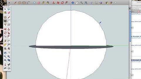 Using the Circle tool in Sketchup