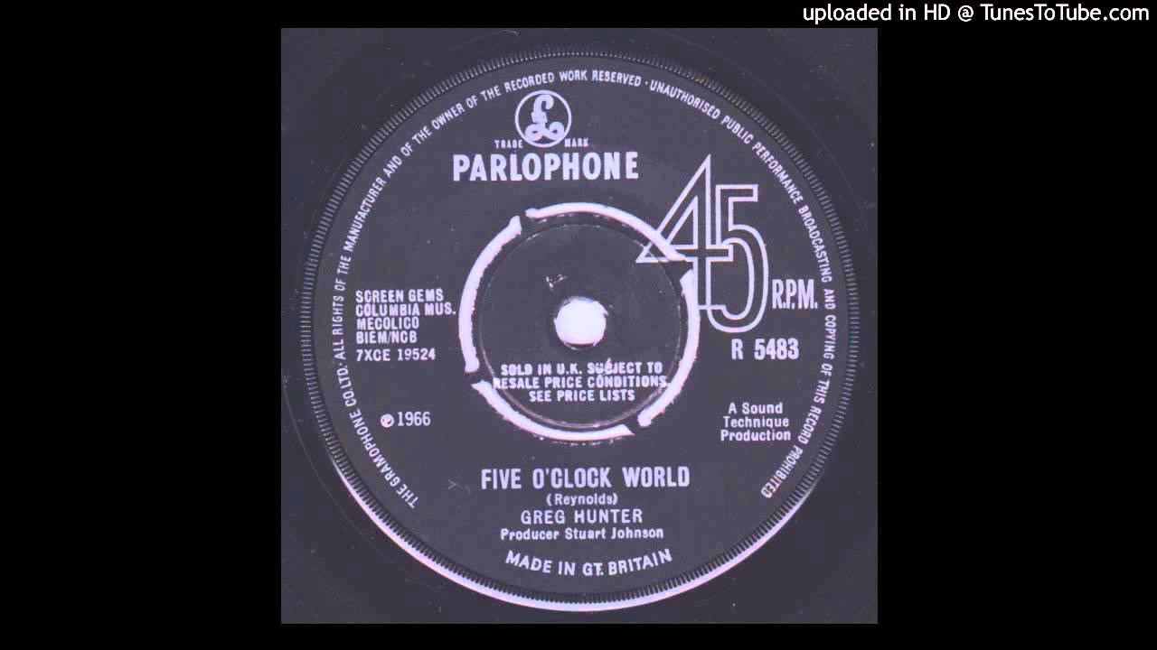 Watch GREG HUNTER Five O'Clock World UK mod dancer FREAKBEAT garage on YouTube Watch GREG HUNTER Five O'Clock World UK mod dancer FREAKBEAT garage on YouTube