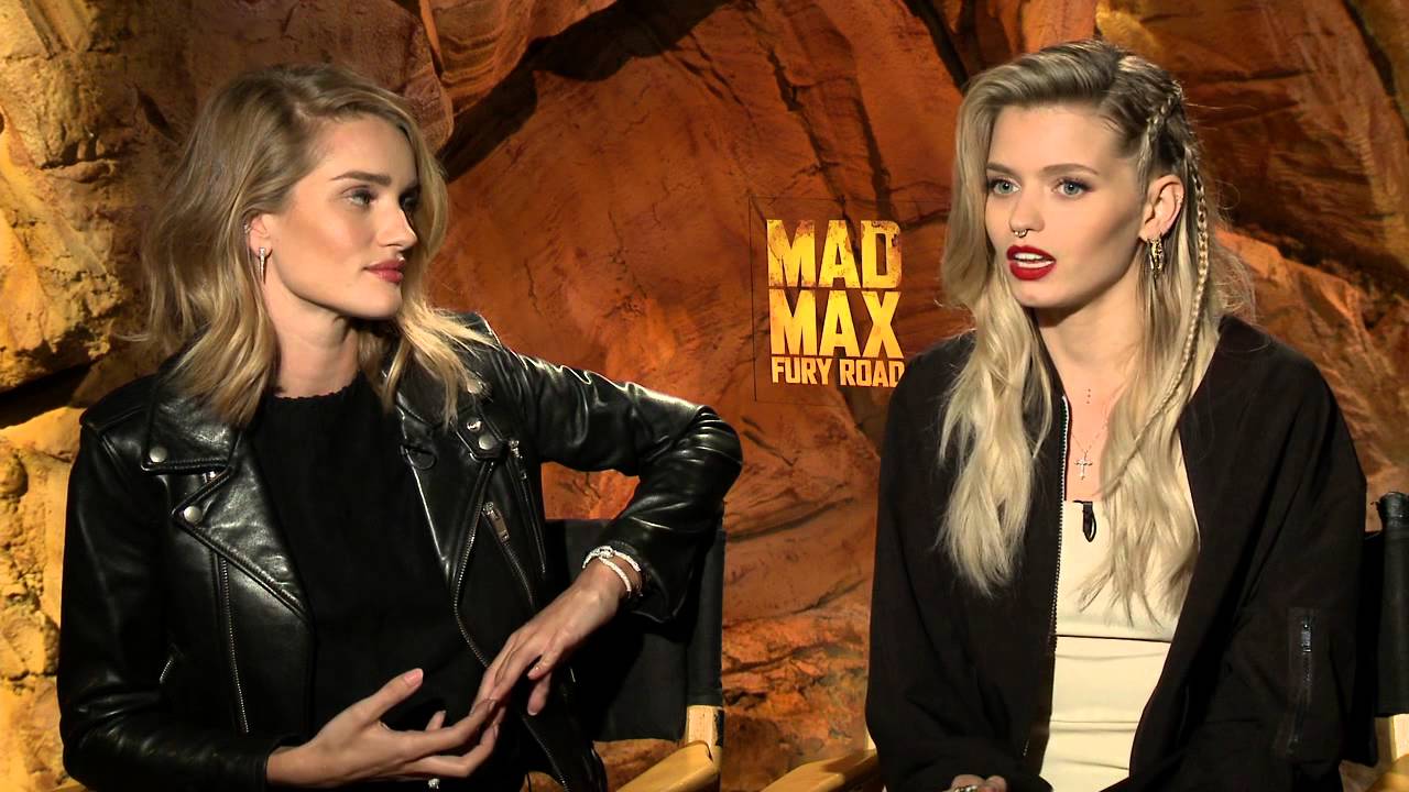Mad Max: Fury Road: Rosie Huntington-Whiteley & Abbey Lee Official Movie  Interview | ScreenSlam - YouTube