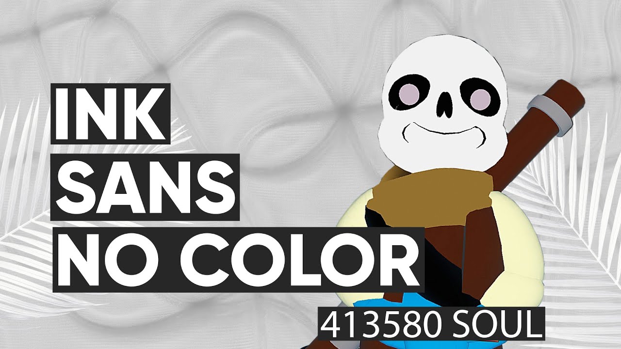 Roblox Sans Aus Fight Ink Sans No Color Youtube - roblox ink sans fight