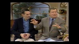 William Shatner & Leonard Nimoy on Man from UNCLE Star Trek  Live with Regis & Kathie Lee 4/2/96