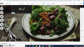 How to create a restaurant website on wix.com