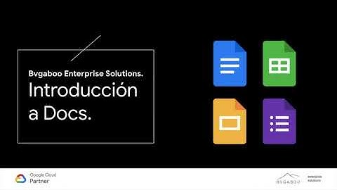 Introducción a Google Docs, Google Sheets, Google Slides y Google Forms de Google Workspace