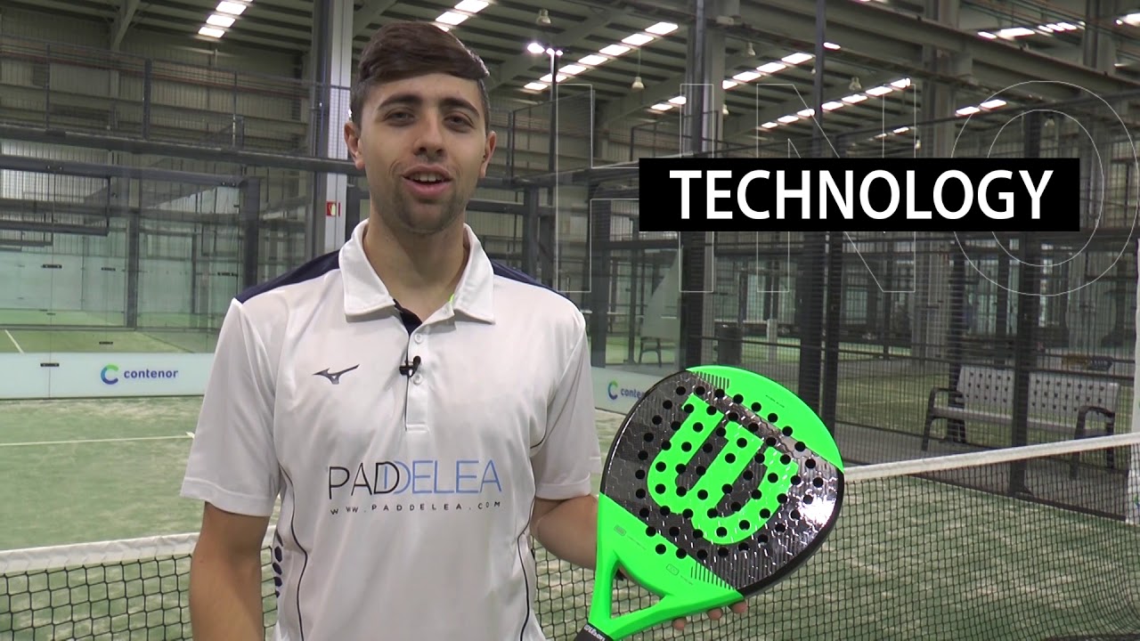 vértice luto Escudero Paddle Racket Wilson Blade - Hybrid padel model - YouTube