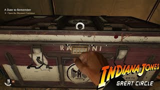 A Date To Remember Shipment Container Chest Code Answer | Indiana Jones and the Great Circle