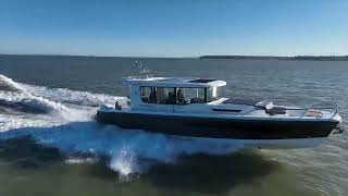 Nimbus C11 on the water - SE Yachts