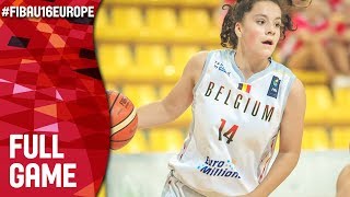 Belgium v Greece - Full Game - Semi-Final - FIBA U16 Women's European Championship 2017