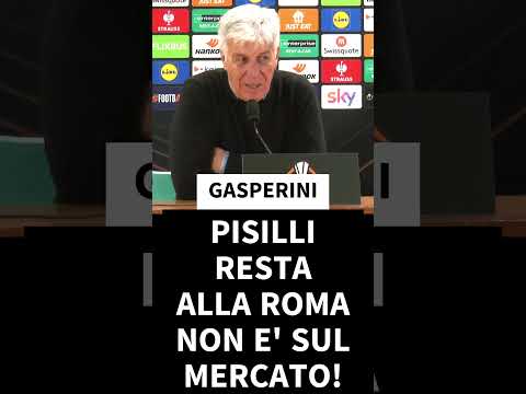 Video GASPERINI PISILLI RESTA ALLA ROMA! #asroma #roma #pisilli #gasperini #conferenceleague #news #calcio