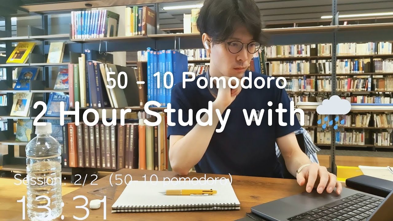 2 Hour Study With Rain 50 10 Pomodoro In Library 240720 2-hour-study-with-rain-50-10-pomodoro-in-library-240720