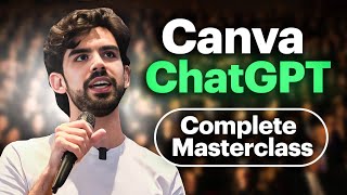 ChatGPT & Canva Tutorial: How to use AI for Social Media Marketing in 2024 | Complete Guide