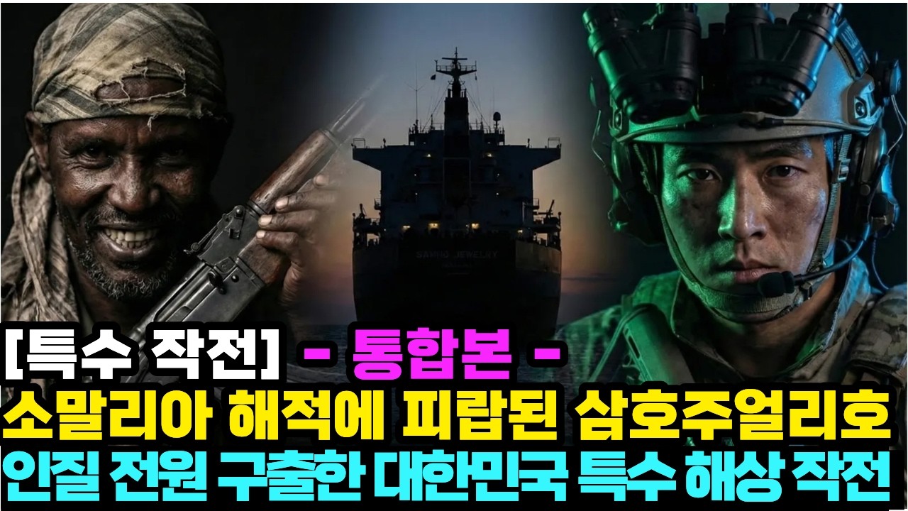 [전장속으로] [통합본] 아덴만 여명 작전: 소말리아 해적에게 피랍된 삼호 주얼리호 구출하는 대한민국 UDT 특수 해상 작전!