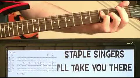 Staple Singers I'll Take You There Guitar Chords Lesson & Tab Tutorial