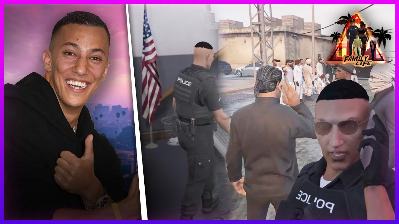 Farid Bang als Polizist in GTA RP | FamilyLife Clips