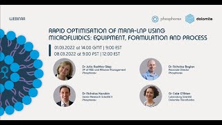 Rapid optimisation of mRNA LNP using microfluidics: Equipment, formulation and process