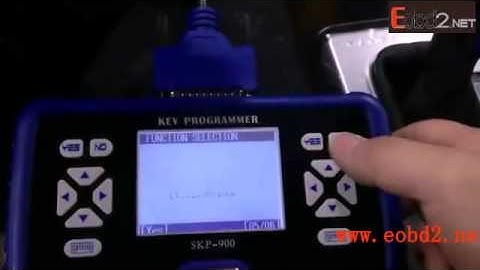 Operation guide to Program a Range Rover 2012 Key By SKP 900 Key Programmer