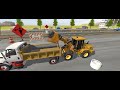 🚧Road construction - payloader Driving  simulator 3D game (Android gameplay) #roadtrip #divingday 