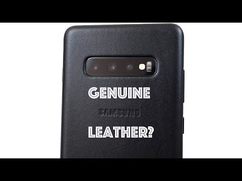 Galaxy S10 Official Samsung Leather Back Cover: Watch Before Buying!