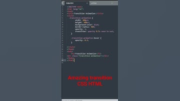 amazing transition CSS HTML #html #css #bootstrap