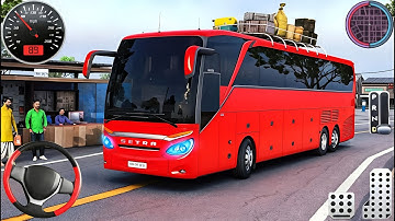 Offroad Bus Simulator 3D Game  - City Coach Bus Simulator Game 2025 - Andriod Gameplay