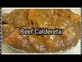 BEEF CALDERETA | Native Pinoy Food