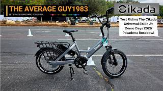 The Cikada Univeral Ebike Test Ride At Demo Days 2026 Rosebowl