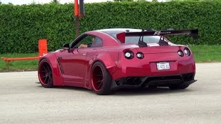 Liberty Walk Nissan GTR Crazy Tuning Bad Boy by NUR Performance, Nurotag Miami 2015